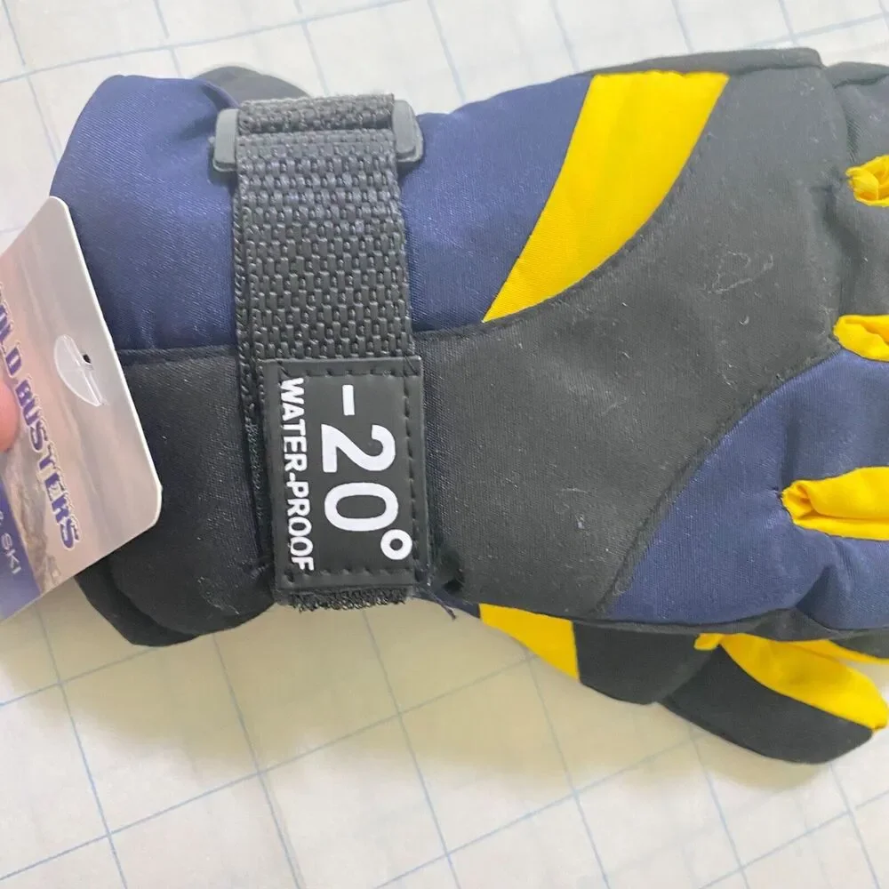 Boy's Size XS Toddler Winter Snow Gloves Cold Busters Multicolor Cold Weather